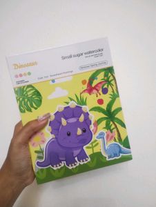Dinosaur sugar watercolour