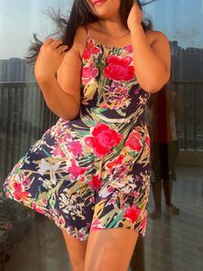 Flared Mini Dress💙