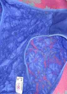Blue Lace Briefs