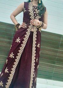Beautiful Brown 4 Piece Lehenga Set