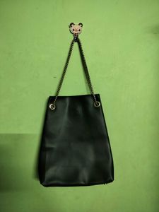 Price Drop!!! BLACK FAUX LEATHER BAG