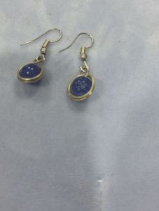 Silver Crescent Earrings