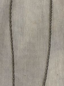 Silver Tone Earrings With Chain