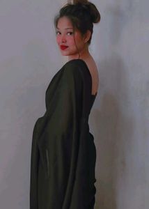 Elegant Black Saree