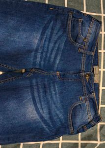 Men Dark Blue Cotton Comfort Fit Regular Length