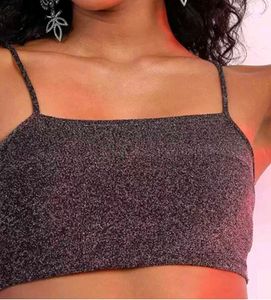 Shimmery Crop Top