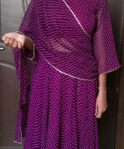 Purple Leheriya Lehenga🥻