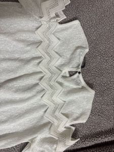 White Cold Shoulder Top