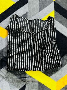 Striped Short Sleeve Top