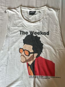 The Weeknd Extended Sleeveless T Shirt