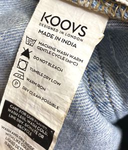 Koovs Denim Overalls/Dungaree❤️‍🔥| Frayed Hem