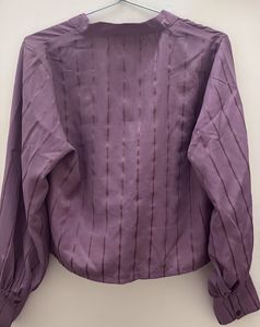 Elegant Purple Blouse
