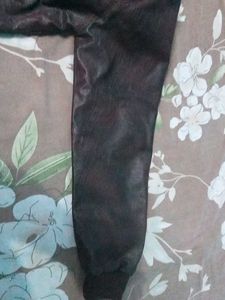 Vintage Style Brown Leather Jacket