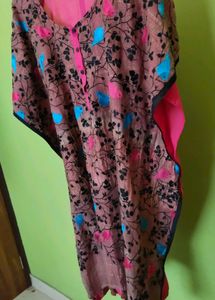Maya Linen Cotton Kaftan New With Tags