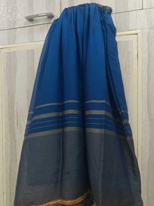 Blue Striped Ethnic Skirt