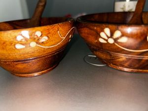 Wooden Bowl With Spoon