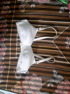 White Padded Bra