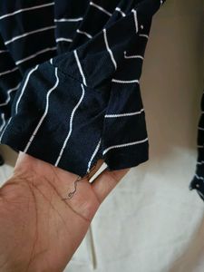 Black Stripped Top