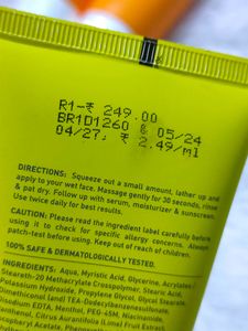 Pack Of 2 Dot And Key Lime Rush Sports Face Wash