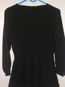 Elegant Black Button-Down Top