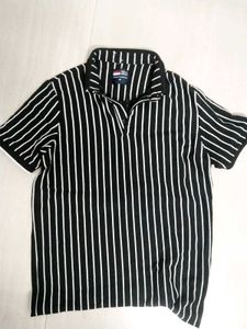 Striped Black & White Shirt