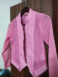 Pink Mesh Jacket