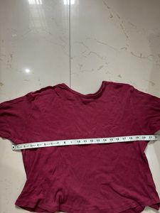 Maroon Fitted Shirt