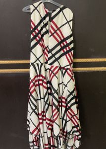 Patterned Sleeveless Dress