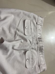 Elegant White Wide Leg Pants