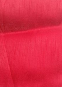 New Red Organza Saree With Unstitched Blouse