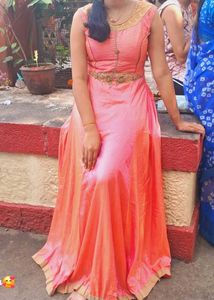 Elegant Pink &amp; Gold Kurta