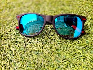 Blue Lens Wayfarer Sunglasses