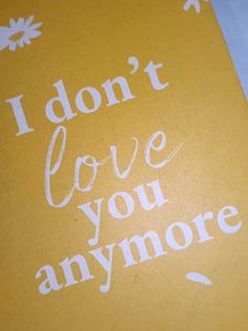I Don&#39;t Love You Anymore by Rithvik Singh