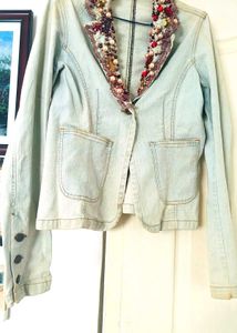 SALE Seal Sexy Beaded Denim Ja