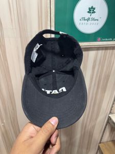 Caterpillar Trademark Logo Black Cap