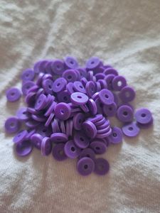 Purple Clay Beads 🎀