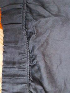 Blue Button-Down Top
