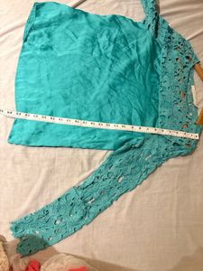 Beautiful Imported Lace Trim Top