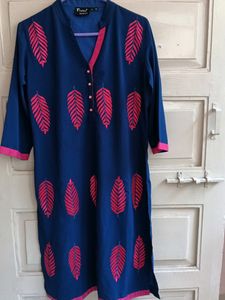 Beautiful Navy Blue Kurti
