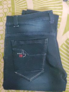 Men Dark Blue Trendy Jeans