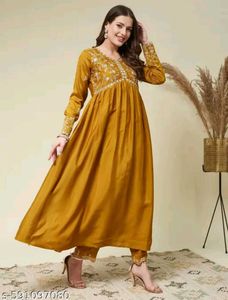 Elegant Embroidered Kurta Pant Set