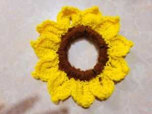 Crochet Hair Scrunchies - Set of 3