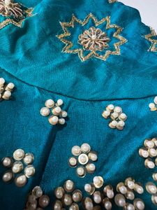 Teal Green Lehenga Choli And Duppatta