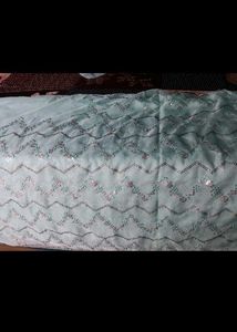 Sky Blue Colour Saree