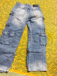 Baggy Fit Denim Jeans