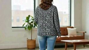 Leopard Print Cardigan