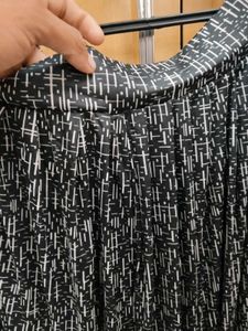 Stylish Black &amp; White Palazzo Pants (CQ)