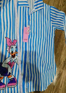New With Tag Long Cotton Shirt