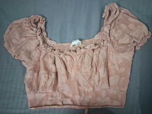 Pink Crop Top