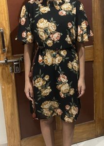 Floral Print Mini Dress